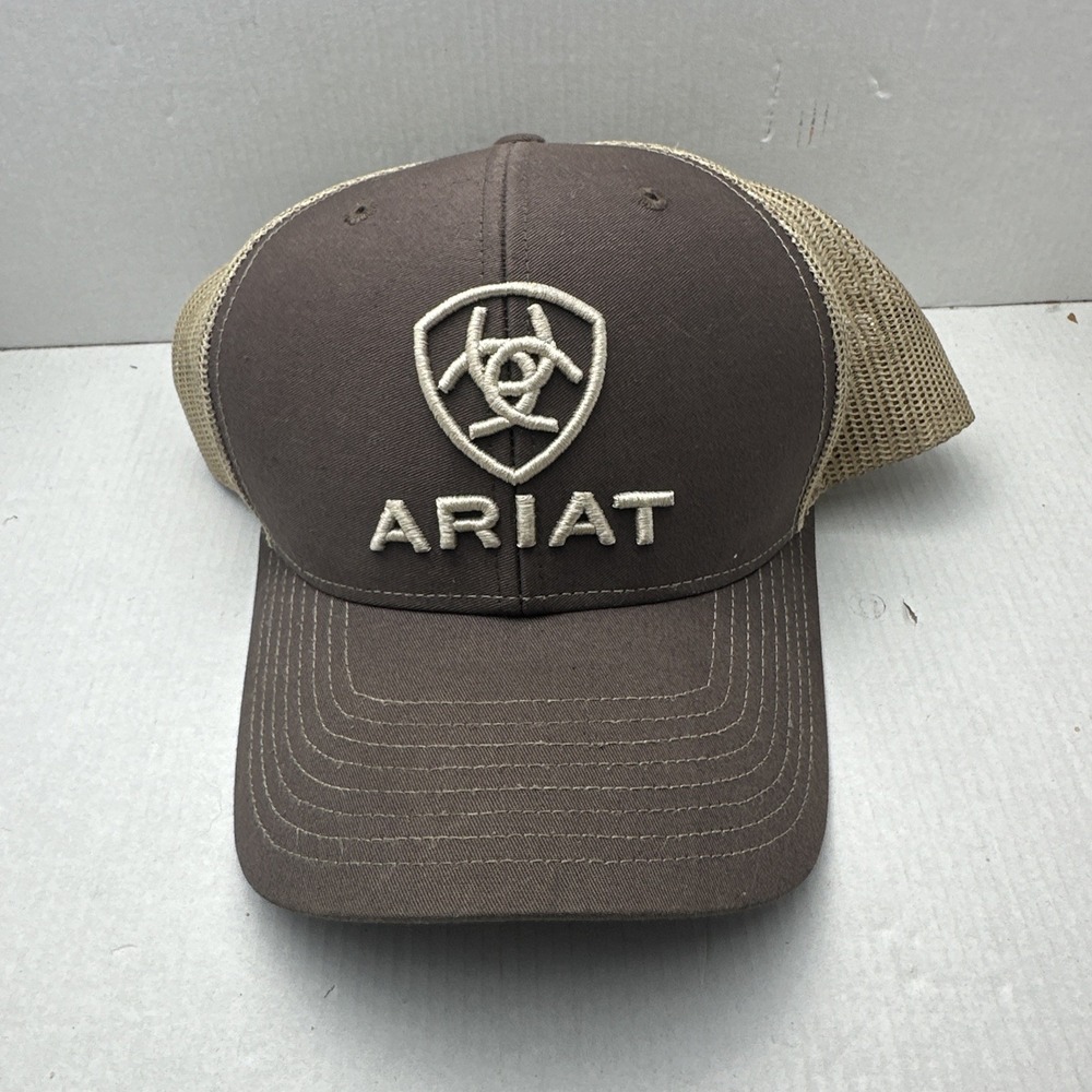 ARIAT Men's R112 Richardson Trucker Brown Baseball Cap